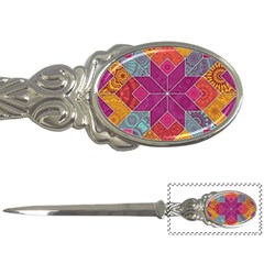 Ethnic Floral Mosaic Pattern Letter Opener by Wegoenart