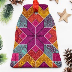 Ethnic Floral Mosaic Pattern Ornament (bell)