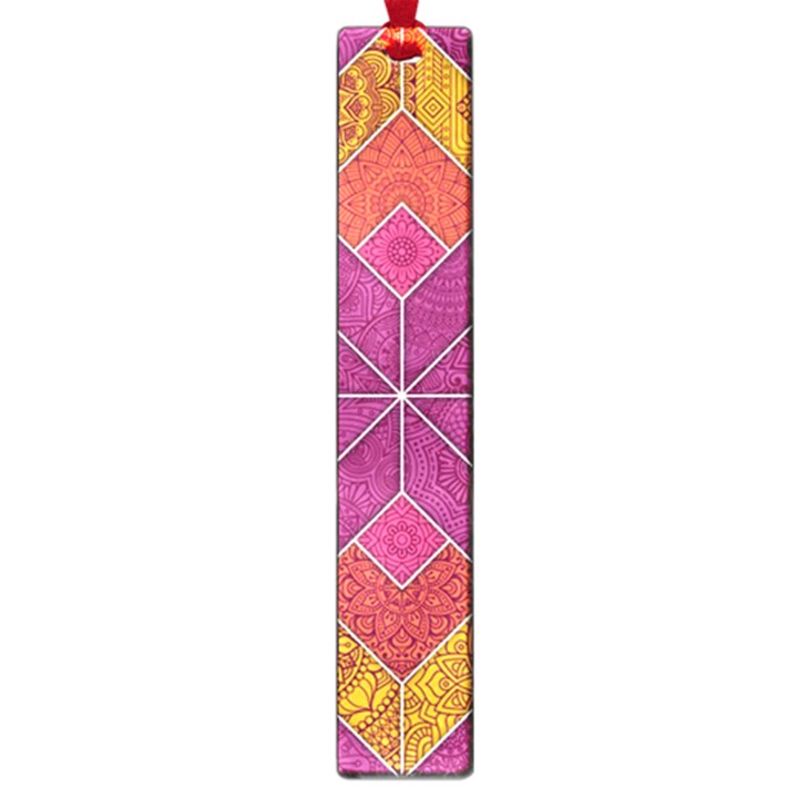 Ethnic Floral Mosaic Pattern Large Book Marks