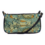 Light Colors Ethnic Decorative Pattern Batik Shoulder Clutch Bag Front