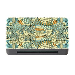 Light Colors Ethnic Decorative Pattern Batik Memory Card Reader With Cf by Wegoenart