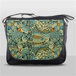 Light Colors Ethnic Decorative Pattern Batik Messenger Bag Front