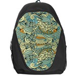 Light Colors Ethnic Decorative Pattern Batik Backpack Bag Front