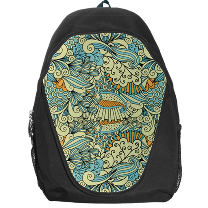 Light Colors Ethnic Decorative Pattern Batik Backpack Bag