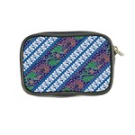 Indonesian Combination Batik With Dominant Blue Color Coin Purse Back