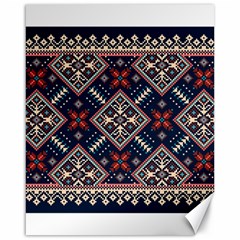 Ukrainian Folk Seamless Pattern Ornament Canvas 16  X 20  by Wegoenart