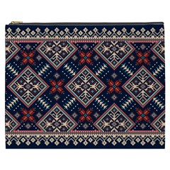 Ukrainian Folk Seamless Pattern Ornament Cosmetic Bag (xxxl) by Wegoenart