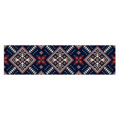 Ukrainian Folk Seamless Pattern Ornament Satin Scarf (oblong) by Wegoenart