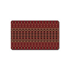 Illustration Ukrainian Folk Seamless Pattern Ornament Magnet (name Card)