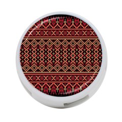 Illustration Ukrainian Folk Seamless Pattern Ornament 4-port Usb Hub (one Side) by Wegoenart