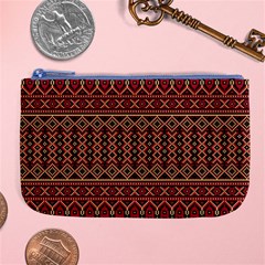 Illustration Ukrainian Folk Seamless Pattern Ornament Large Coin Purse