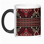 Ukrainian Folk Seamless Pattern Ornament Morph Mugs Left