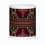 Ukrainian Folk Seamless Pattern Ornament Morph Mugs Center