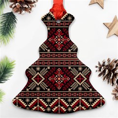 Ukrainian Folk Seamless Pattern Ornament Ornament (christmas Tree)  by Wegoenart