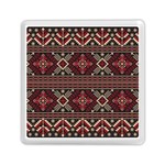 Ukrainian Folk Seamless Pattern Ornament Memory Card Reader (Square) Front