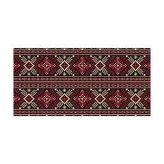 Ukrainian Folk Seamless Pattern Ornament Yoga Headband