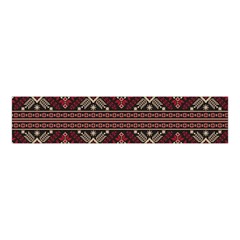 Ukrainian Folk Seamless Pattern Ornament Velvet Scrunchie