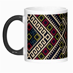 Zentangle Style Geometric Ornament Pattern Morph Mugs