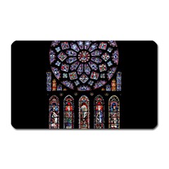 Chartres Cathedral Notre Dame De Paris Amiens Cath Stained Glass Magnet (rectangular) by Wegoenart