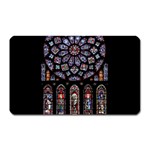 Chartres Cathedral Notre Dame De Paris Amiens Cath Stained Glass Magnet (Rectangular) Front