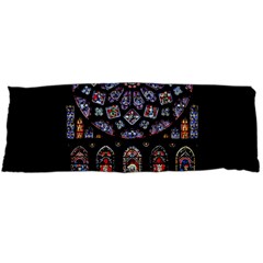 Chartres Cathedral Notre Dame De Paris Amiens Cath Stained Glass Body Pillow Case (dakimakura) by Wegoenart