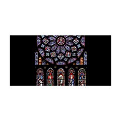 Chartres Cathedral Notre Dame De Paris Amiens Cath Stained Glass Yoga Headband by Wegoenart