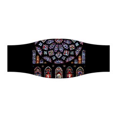 Chartres Cathedral Notre Dame De Paris Amiens Cath Stained Glass Stretchable Headband by Wegoenart