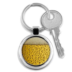 Beer Bubbles Key Chain (round) by Wegoenart