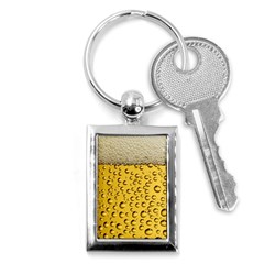 Beer Bubbles Key Chain (rectangle) by Wegoenart