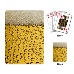 Beer Bubbles Playing Cards Single Design (rectangle)