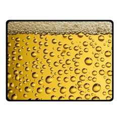 Beer Bubbles Fleece Blanket (small) by Wegoenart