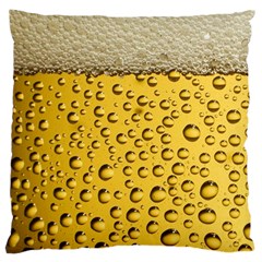 Beer Bubbles Large Cushion Case (one Side)