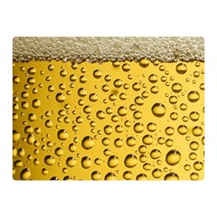 Beer Bubbles Double Sided Flano Blanket (mini)  by Wegoenart