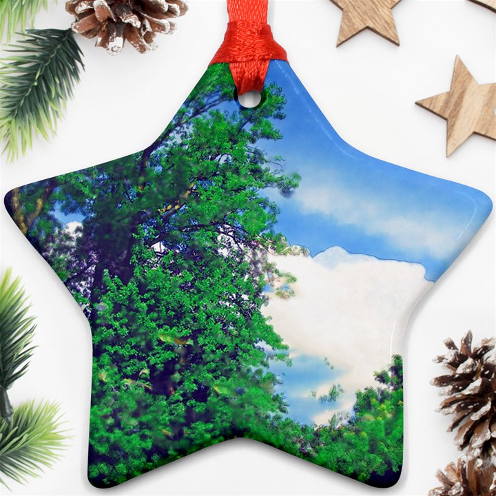 The Deep Blue Sky Ornament (Star)