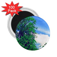 The Deep Blue Sky 2 25  Magnets (100 Pack)  by Fractalsandkaleidoscopes