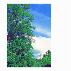 The Deep Blue Sky Small Garden Flag (two Sides) by Fractalsandkaleidoscopes