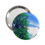 The Deep Blue Sky 2.25  Handbag Mirrors Front