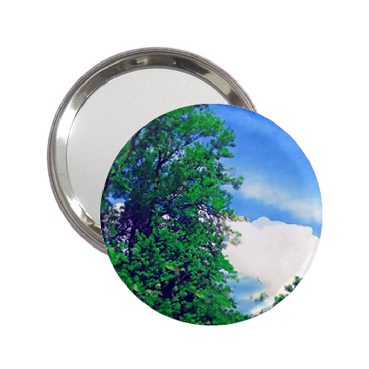 The Deep Blue Sky 2.25  Handbag Mirrors