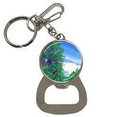 The Deep Blue Sky Bottle Opener Key Chain by Fractalsandkaleidoscopes