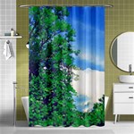 The Deep Blue Sky Shower Curtain 48  x 72  (Small)  Curtain(48  X 72 ) - 42.18 x64.8  Curtain(48  X 72 )