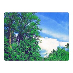 The Deep Blue Sky Double Sided Flano Blanket (mini)  by Fractalsandkaleidoscopes