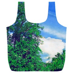 The Deep Blue Sky Full Print Recycle Bag (xxxl) by Fractalsandkaleidoscopes