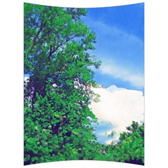 The Deep Blue Sky Back Support Cushion by Fractalsandkaleidoscopes