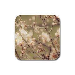 Sakura Flowers, Imperial Palace Park, Tokyo, Japan Rubber Square Coaster (4 Pack) 