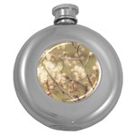 Sakura Flowers, Imperial Palace Park, Tokyo, Japan Round Hip Flask (5 oz) Front