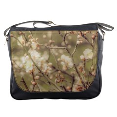 Sakura Flowers, Imperial Palace Park, Tokyo, Japan Messenger Bag by dflcprintsclothing