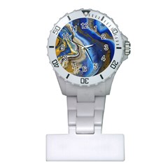 Peinture Acrylique Bleu Plastic Nurses Watch by kcreatif