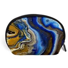 Peinture Acrylique Bleu Accessory Pouch (large) by kcreatif