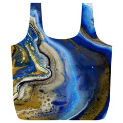 Peinture Acrylique Bleu Full Print Recycle Bag (xxxl)