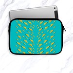 Sakura In Yellow And Colors From The Sea Apple iPad Mini Zipper Cases Front